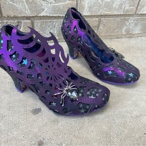 Irregular Choice Iridescent Purple Heels